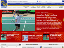 Tablet Screenshot of development.badmintoneurope.com
