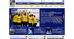 Desktop Screenshot of events.badmintoneurope.com